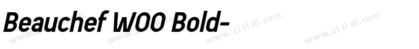 Beauchef W00 Bold字体转换 Beauchef W00 Bold字体转换